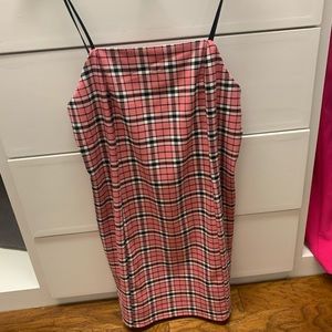 Urban outfitters plaid dress
